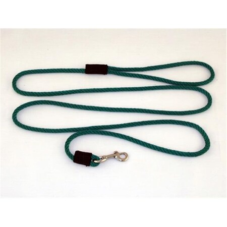 Soft Lines Soft Lines P10406EMERALDGREEN Small Dog Snap Leash 0.25 In. Diameter By 6 Ft. - Emerald Green P10406EMERALDGREEN